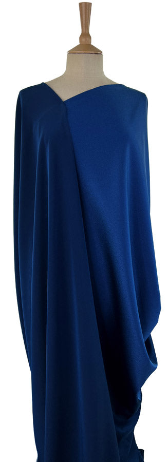 Luxury Satin Backed Crepe Teal Dressmaking Fabric Mannequin