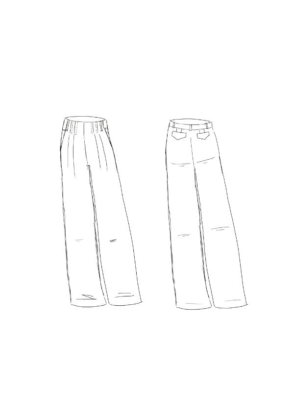 Maison Fauve Brooklyn Trousers Sketch