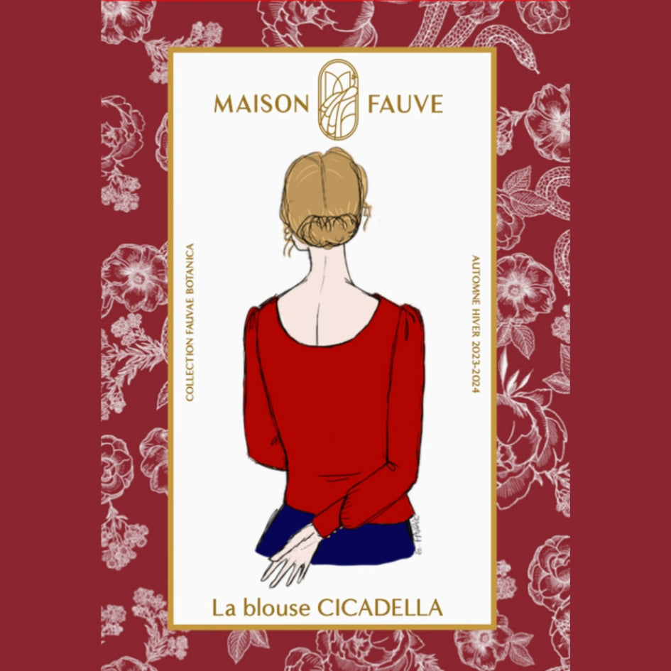 Maison Fauve Cicadella Blouse Pattern Cover