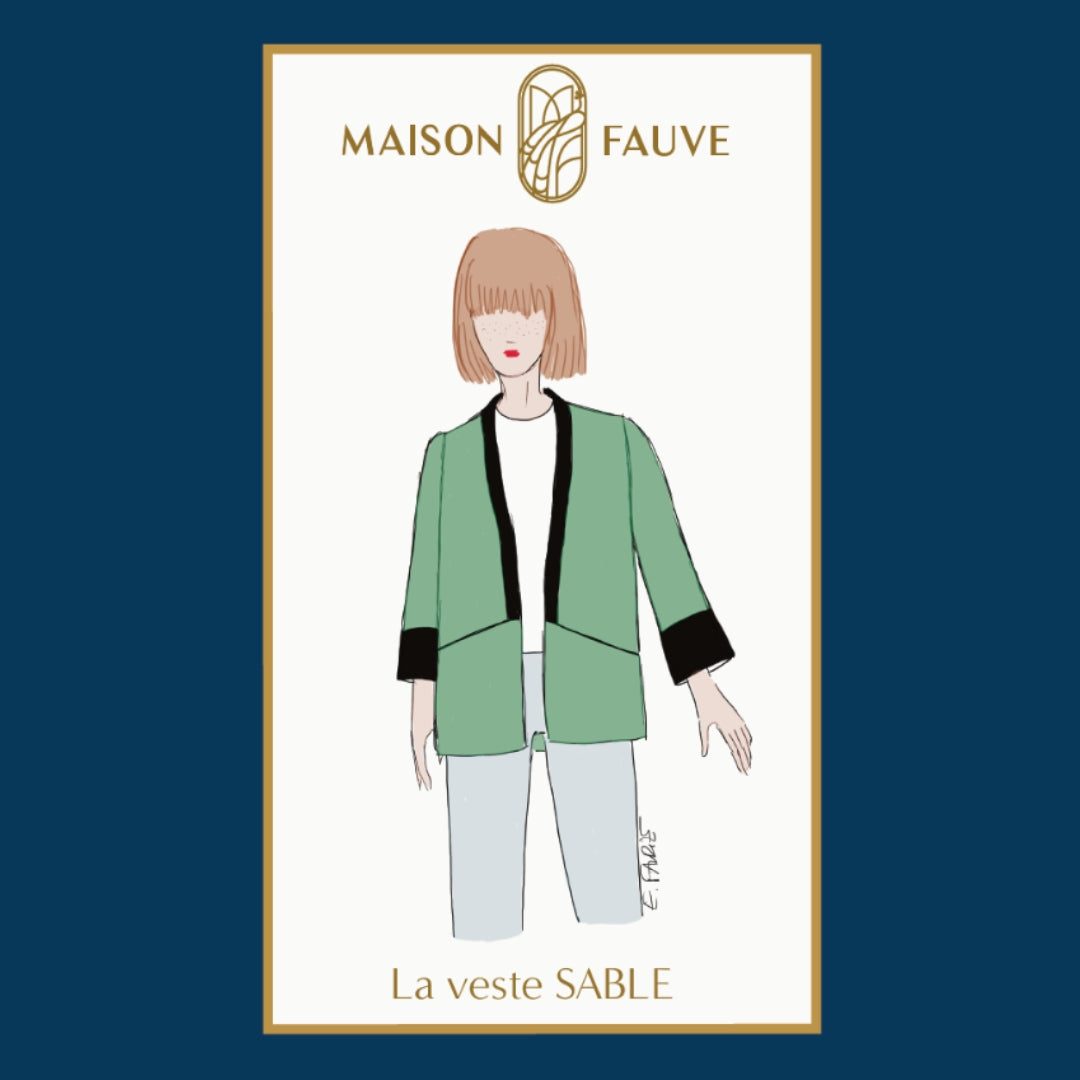 Maison Fauve Sable Jacket Sewing Pattern Cover