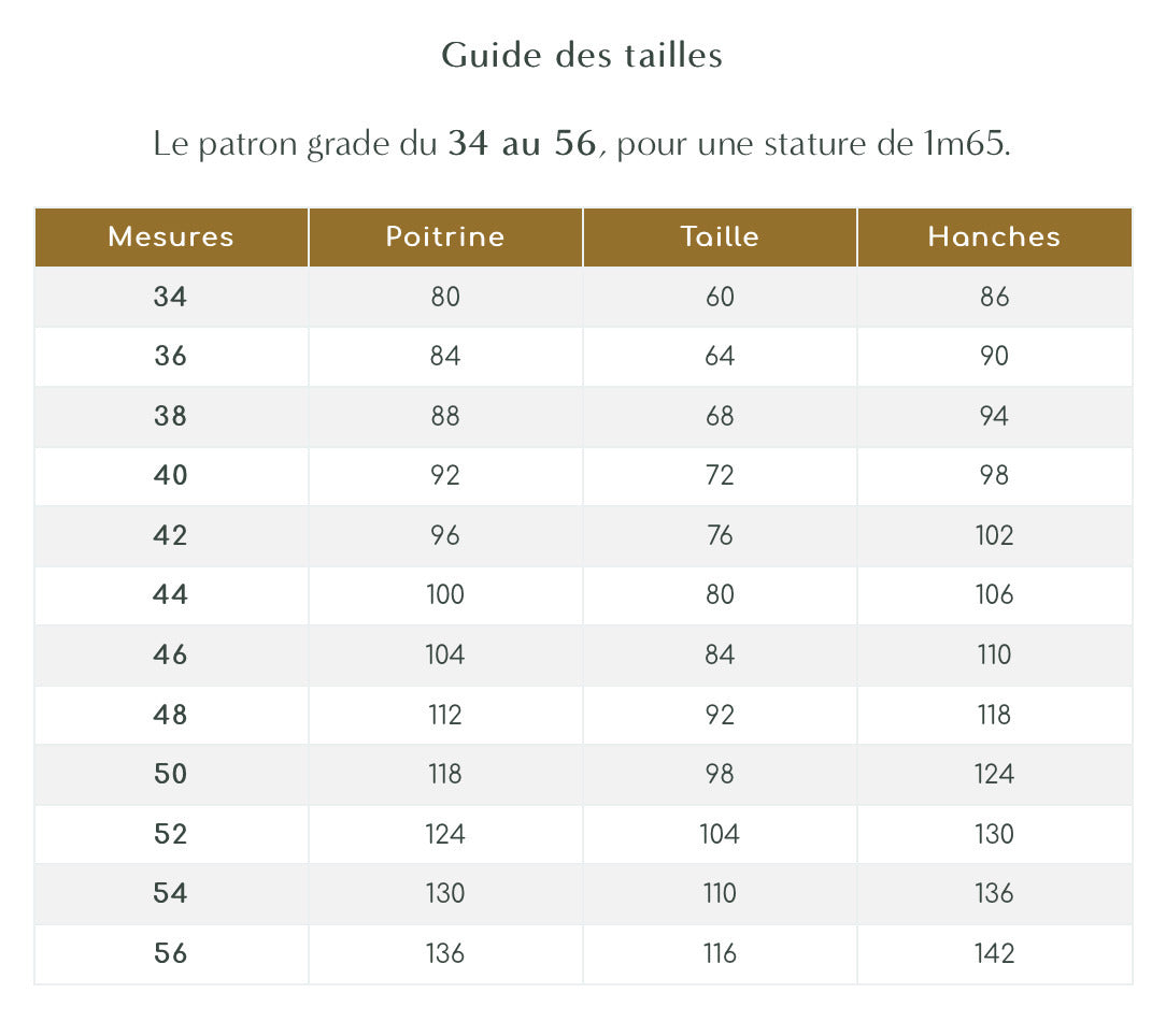 Maison Fauve Size Chart 34 56 94Ae81Ea E430 4334 9E28 895Eb764Cf5F
