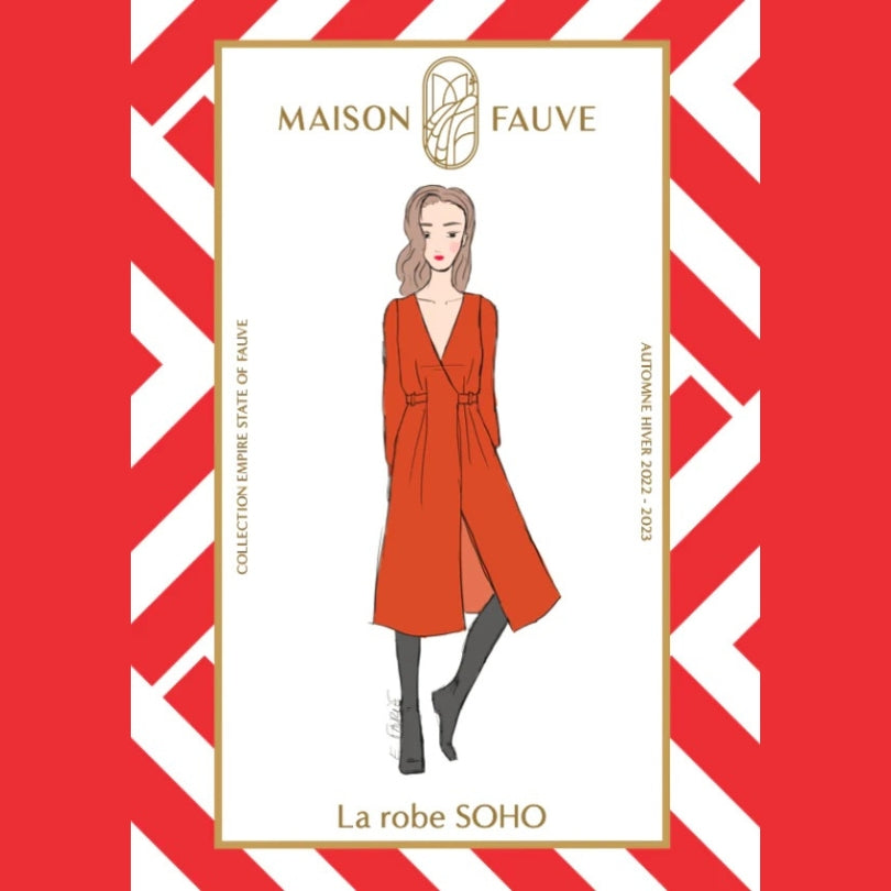 Maison Fauve Soho Wrap Dress Pattern Cover