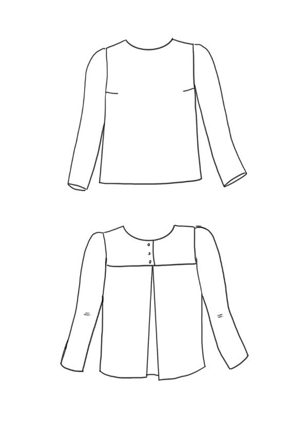 Maison Fauve Violette Sketch