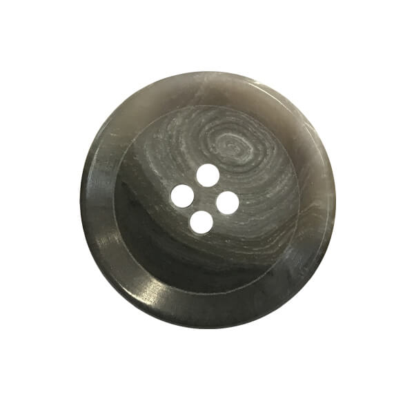 Marble Effect Button X286 Col 277 Grey