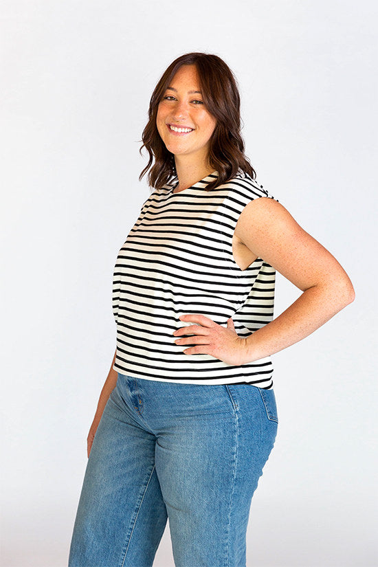 Max Tee Top By Chalk And Notch Patterns 2