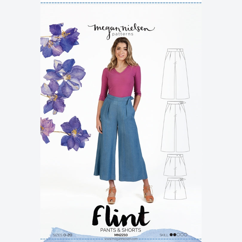 Megan Nielsen Flint Pants And Shorts Pattern Cover Be13A835 D564 424B Aebb Fa74210C2C3A