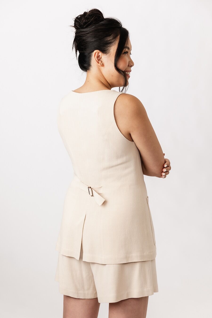 Named Asteri Button Down Dress Vest Pattern 11