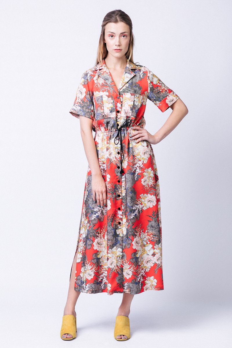 Named clothing reeta shirt dress pattern 2