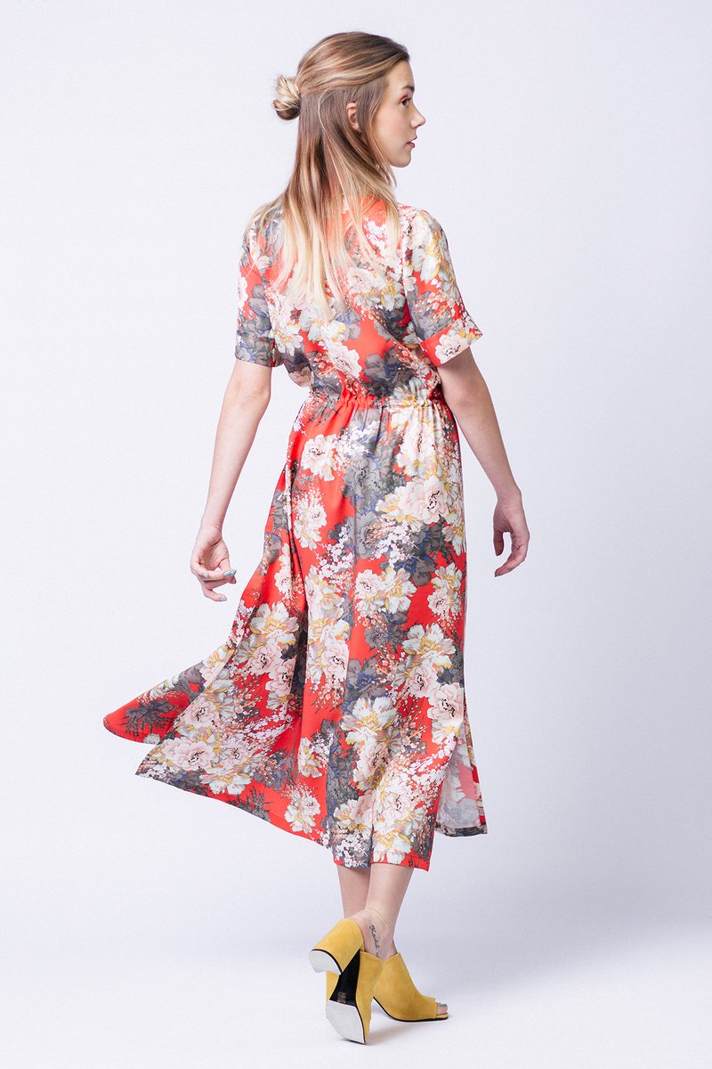 Named clothing reeta shirt dress pattern 3