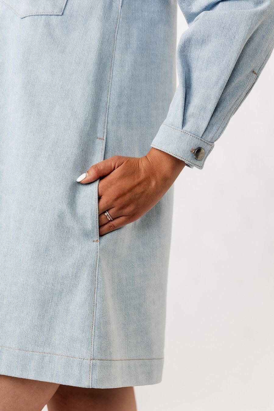Named Loviisa Denim Dress Pattern 3