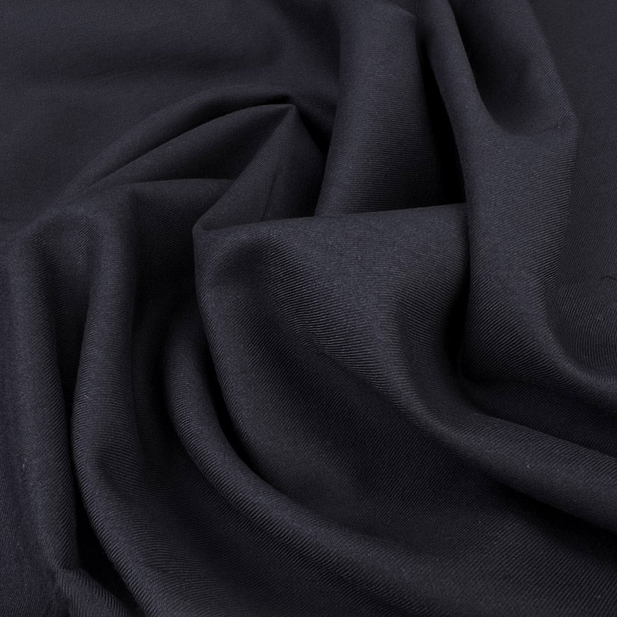 Navy finest italian cotton shirting filo bella cu