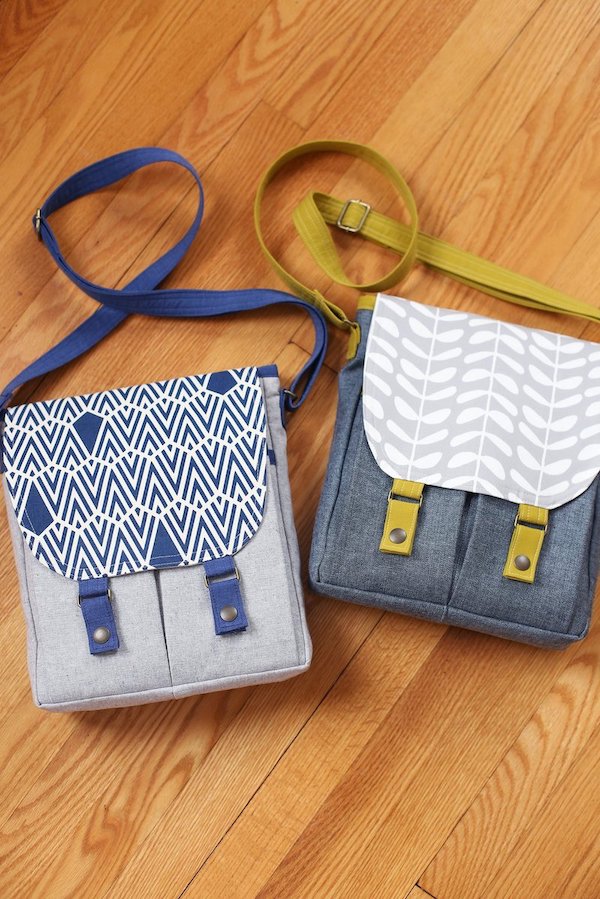 Noodlehead Campfire Messenger Bag Pattern 1