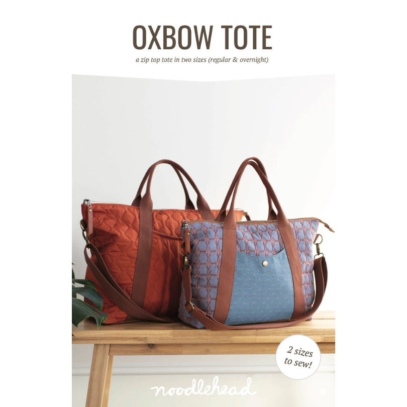 Noodlehead Oxbow Tote Sewing Pattern Cover