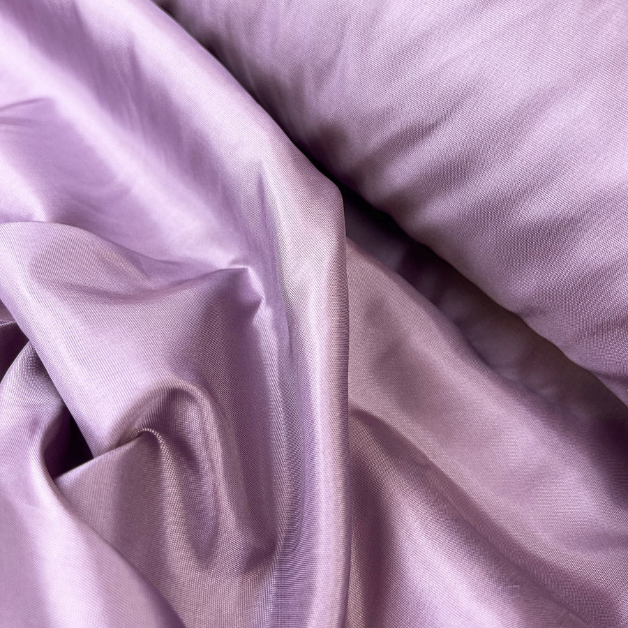 Nylon Lining Fabric Solstice Mauve Close Up