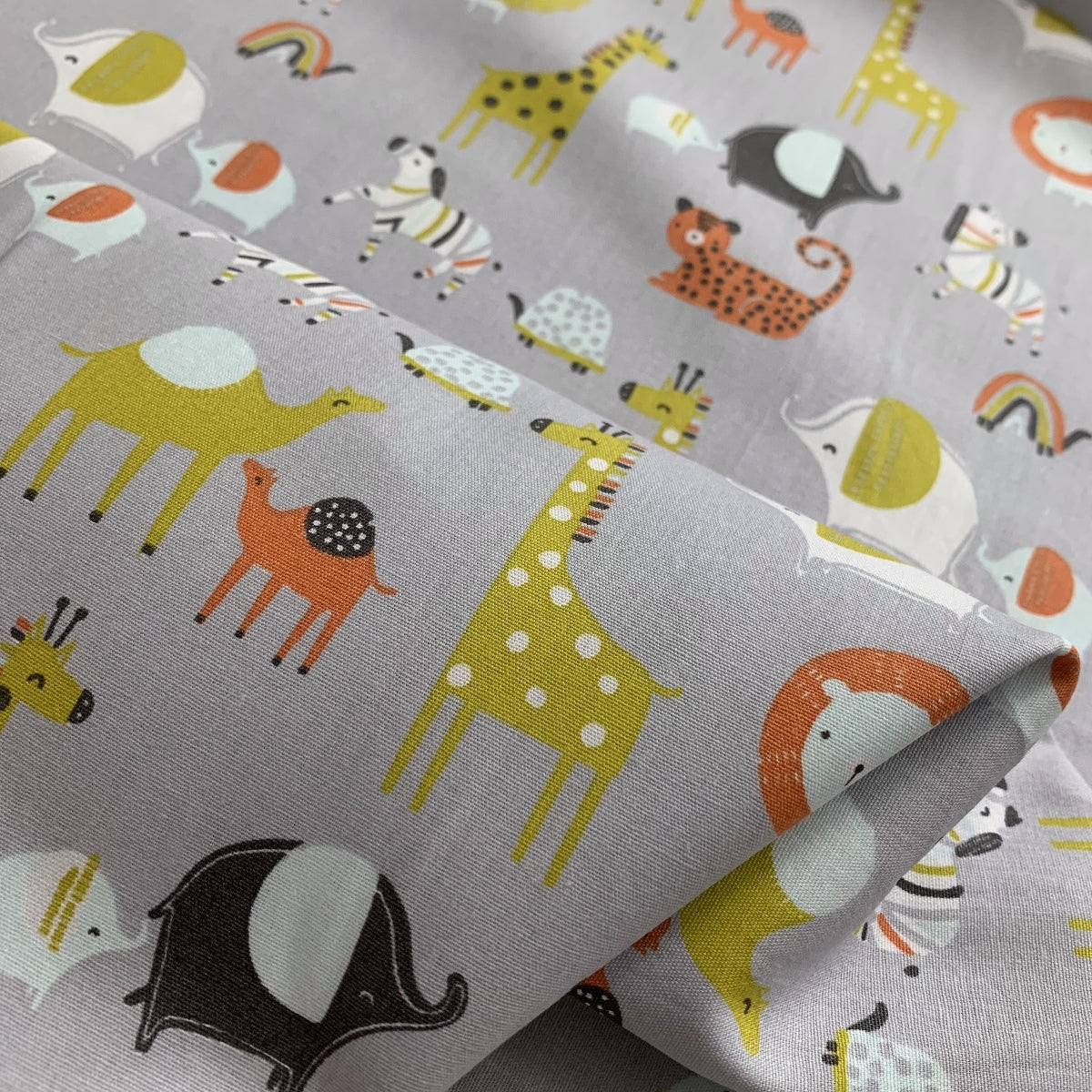 Organic Cotton Safari Grey Gots And Oeko Tex Standard 100%Cotton Poplin Fabric Fold