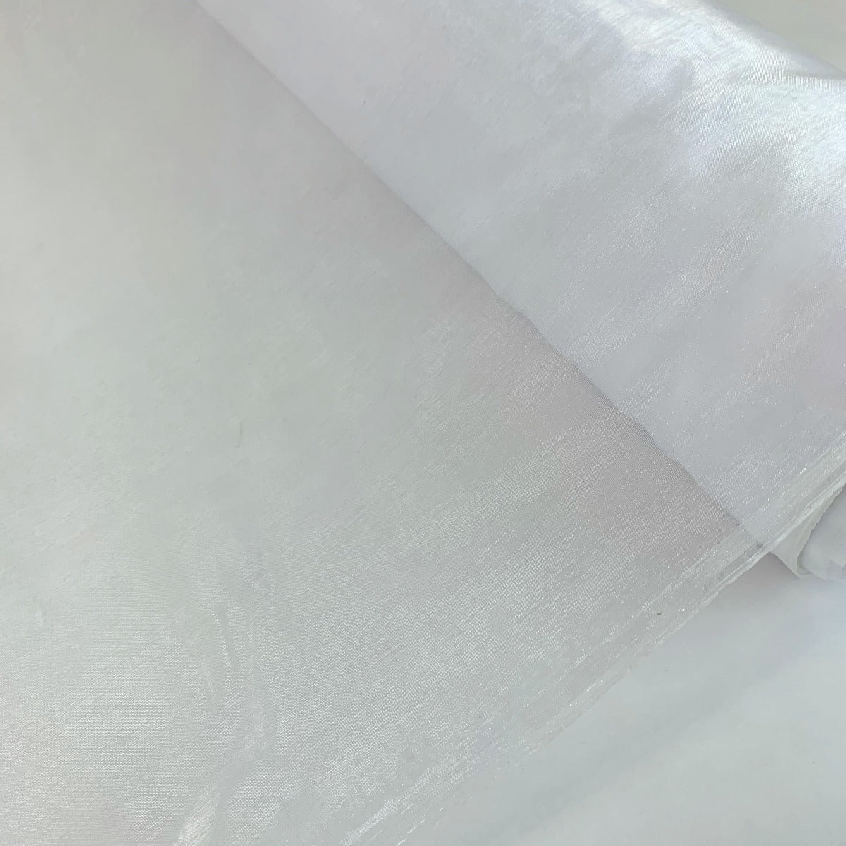 Organza White Fabric Roll