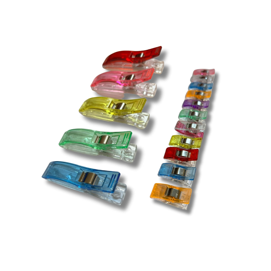 Pack Of 10 Small 5 Large Fabric Clips 2