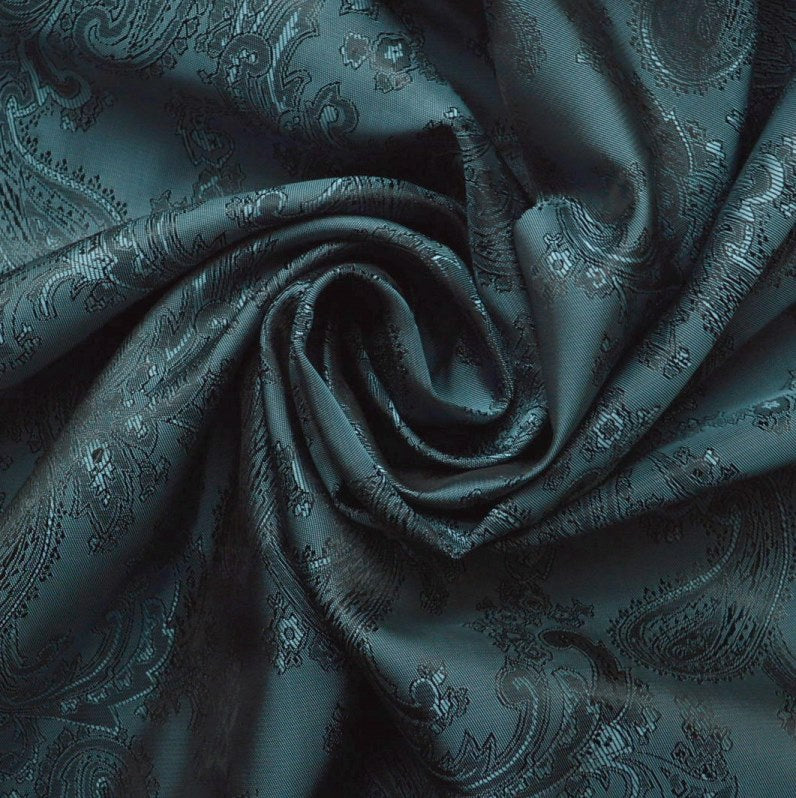 Paisley Changeant Lining Slate Grey Cu D