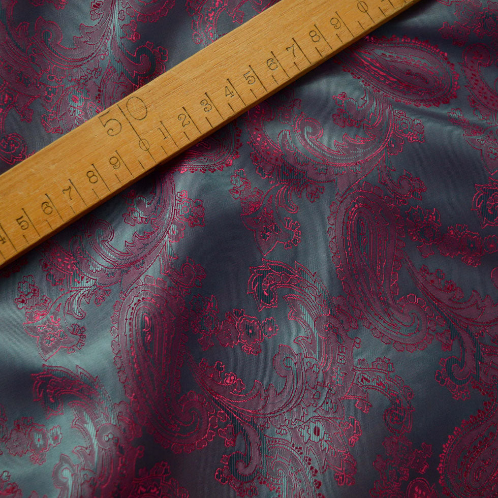 Paisley Changeant Lining Cerise Teal Ae1A17C0 62F8 4Df6 Ab95 A0435E0C4904