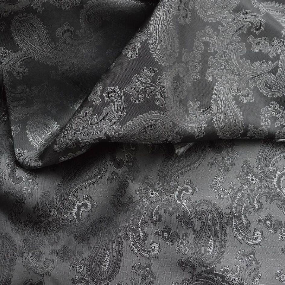 Paisley Changeant Lining Grey