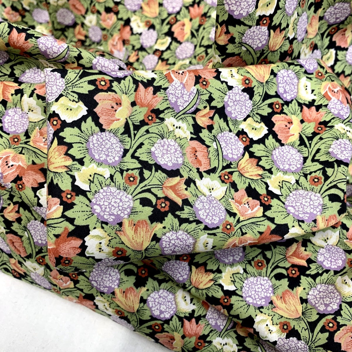 Pima Cotton Lawn Autumn Watch Vintage