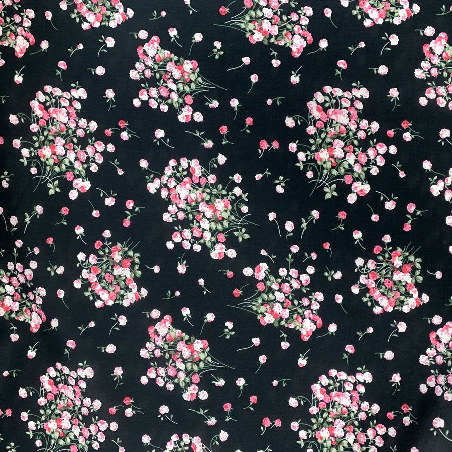 Pima Cotton Lawn Miss Rose Cotton Lawn Black Roses Bunches Dress Fabric Pattern Fabric Photo Bccf50Fa E43E 4B2A 943D 792B0D92A172