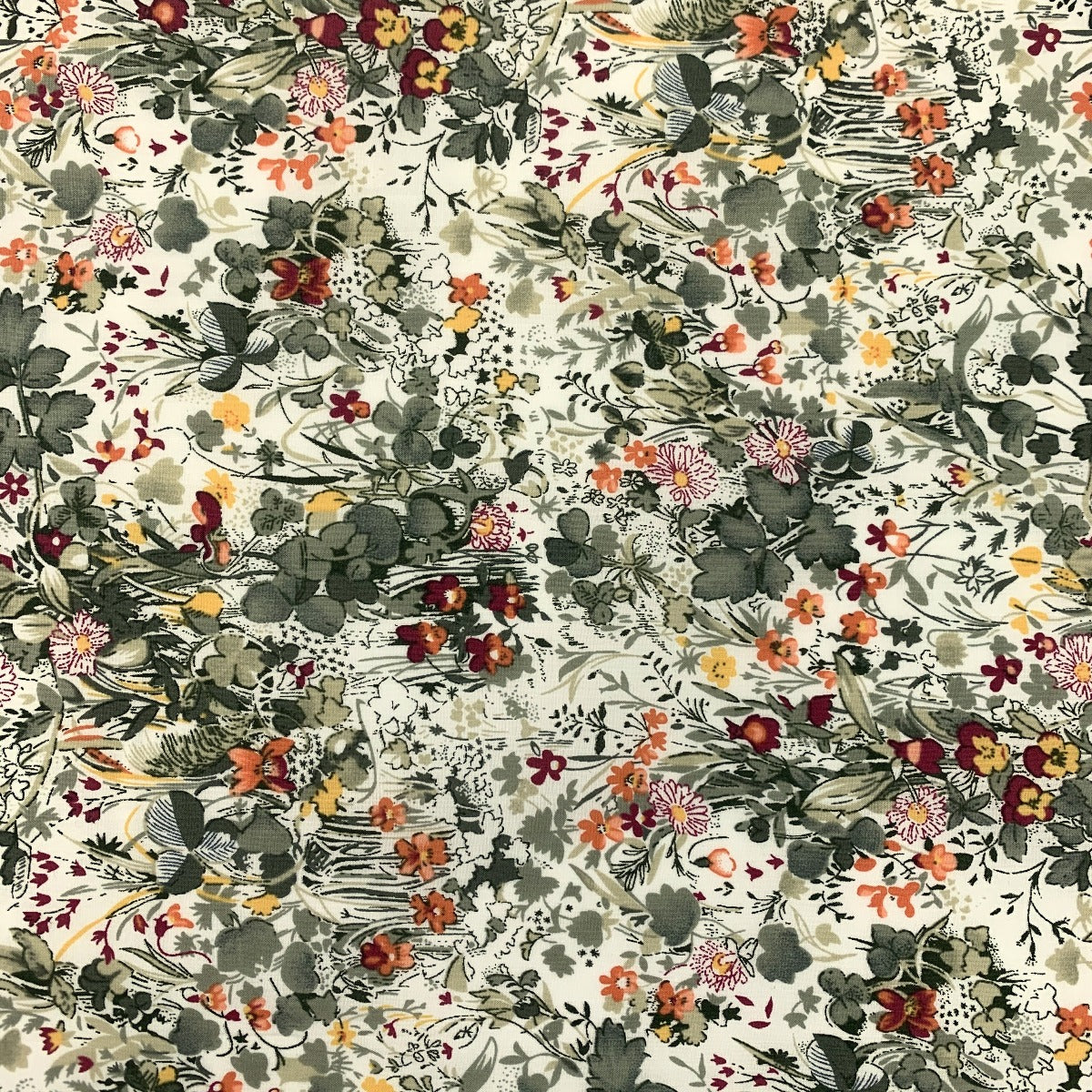 Pima Cotton Lawn The Garden Of Shakespeare Sage Pattern
