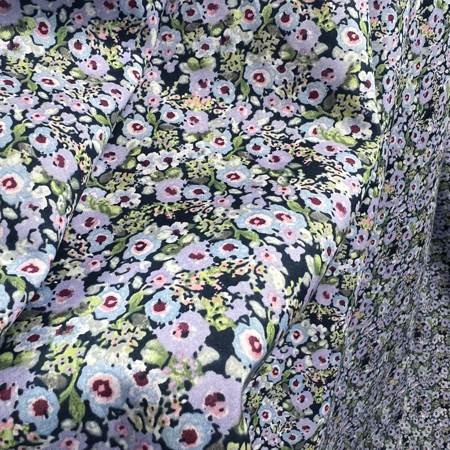 Pima Cotton Lawn Calmer Violet Purple Floral Dressmaking Fabric Cu C2C45Df9 434B 494D Bbd5 D4Ccdec2F7C2