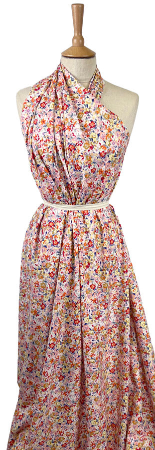 Pima Cotton Lawn Millions Multi Coloured Floral Dress Fabric
