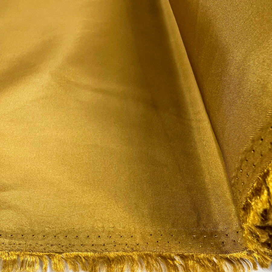 Plain Taffeta Gold Shiny Dressmaking Fabric Roll