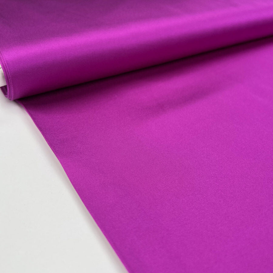 Plain Viscose Satin Purple Pink Rayon Woven Dress Fabric Bolt