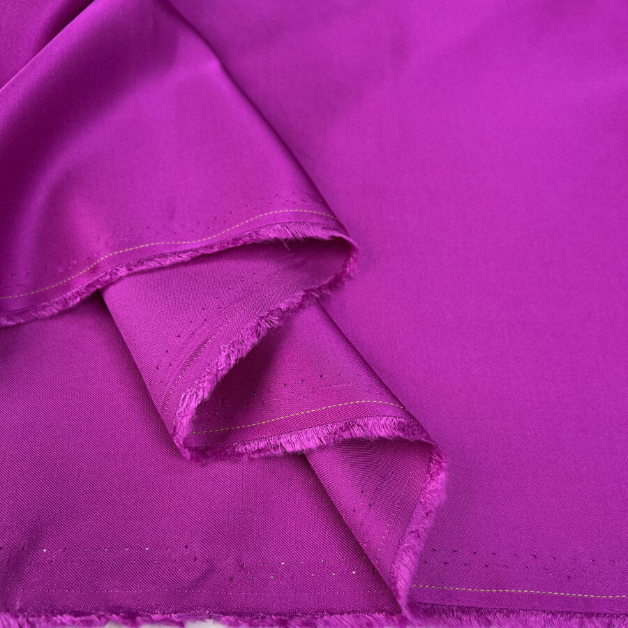 Plain Viscose Satin Purple Pink Rayon Woven Dress Fabric Fold