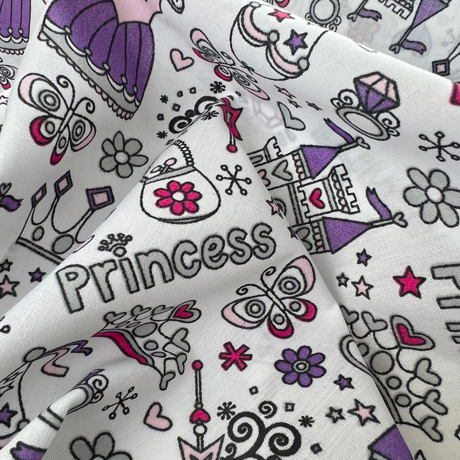 Polycotton Poplin Print Party Princess