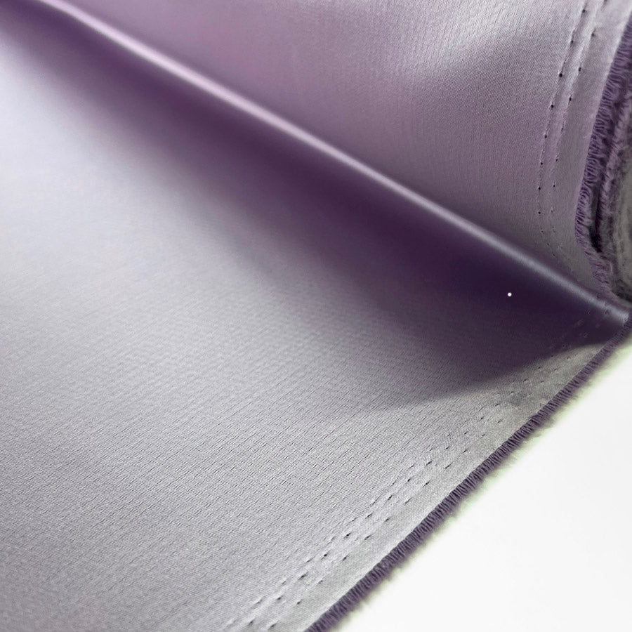 Polyester Satin Back Crepe Dress Fabric Liquid Lavender Roll
