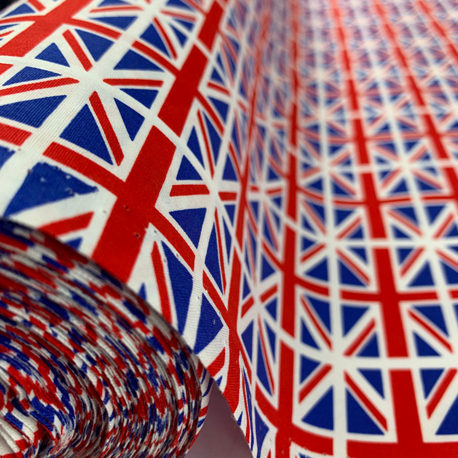 Poplin Prints Union Jack Fabric Roll 2