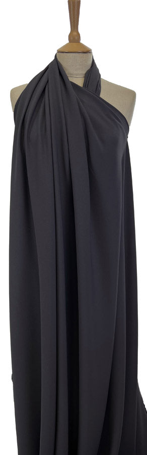 Prestige Gun Metal Polyester Crepe Dressmaking Fabric Mannequin