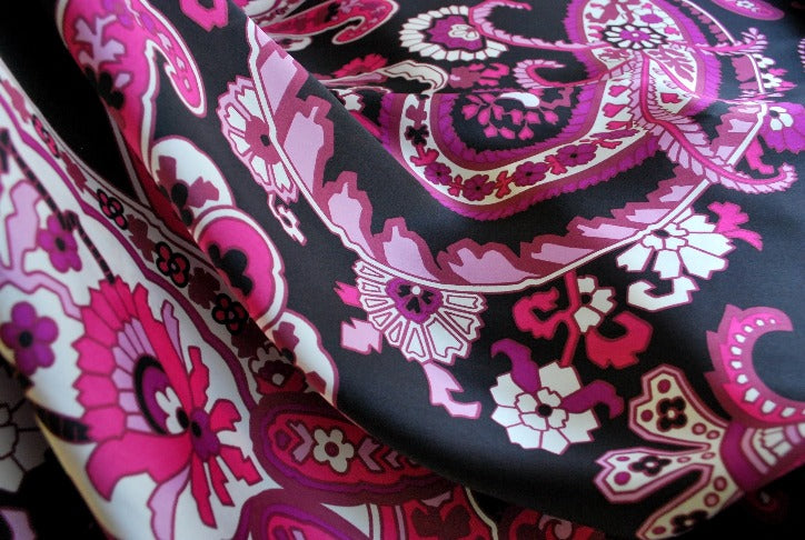 Prima Dona Paisley Polyester Dress Fabric