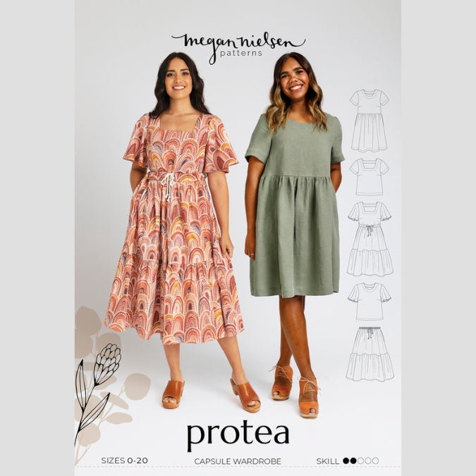 Protea Capsule Wardrobe Set Pattern By Megan Nielsen Cover
