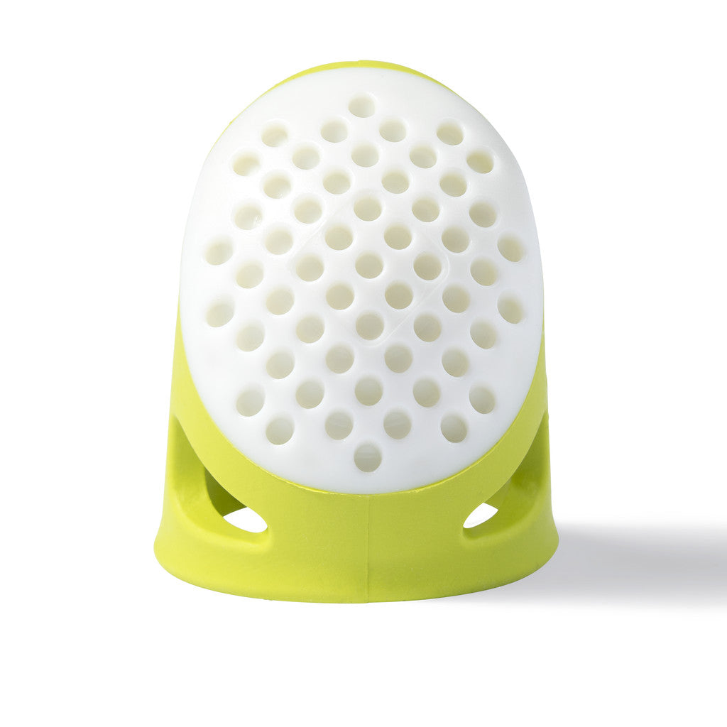 Prym Ergonomic Finger Thimble Large Green Lime