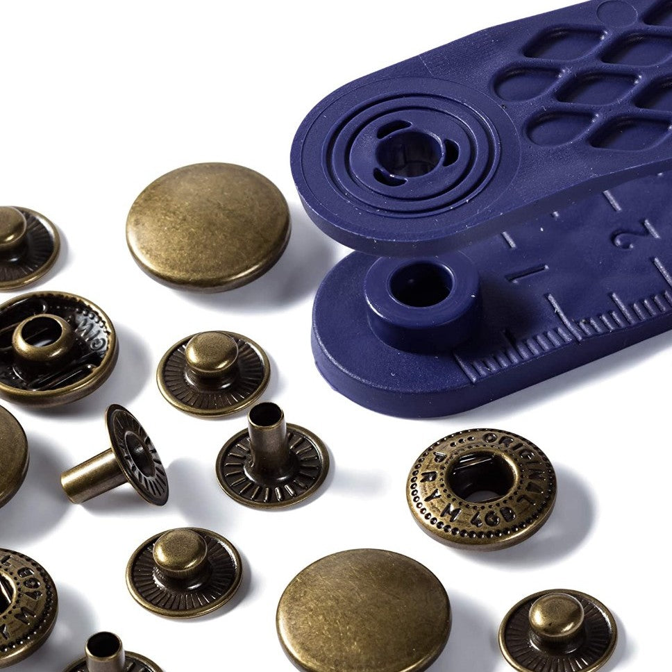 Prym Anorak Press Fasteners Pack 0F 10 Brass All 2