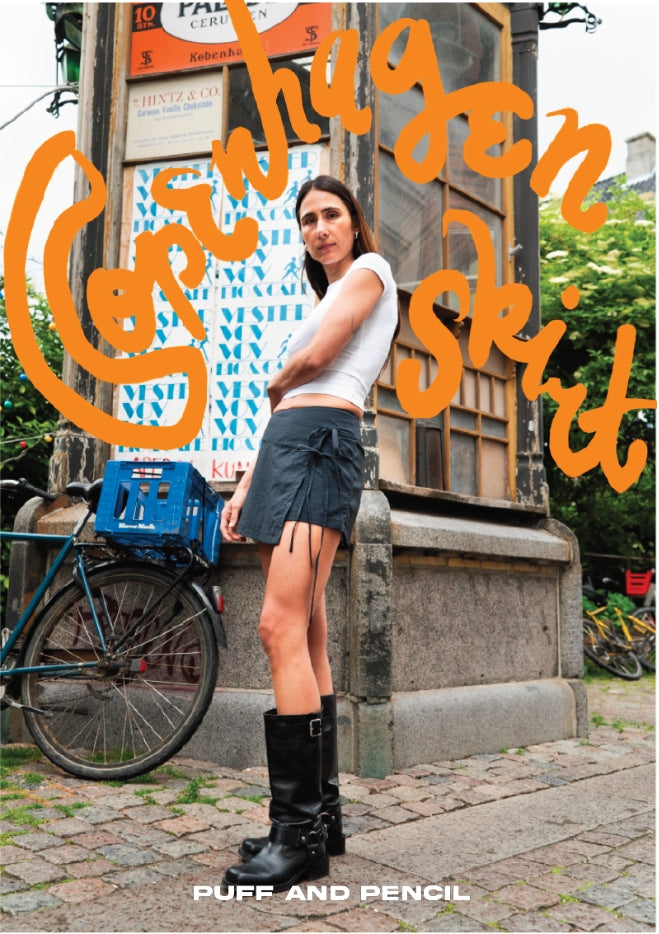 Puff and pencil copenhagen skirt pattern cover