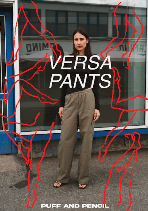 Puff pencil versa pants pattern cover