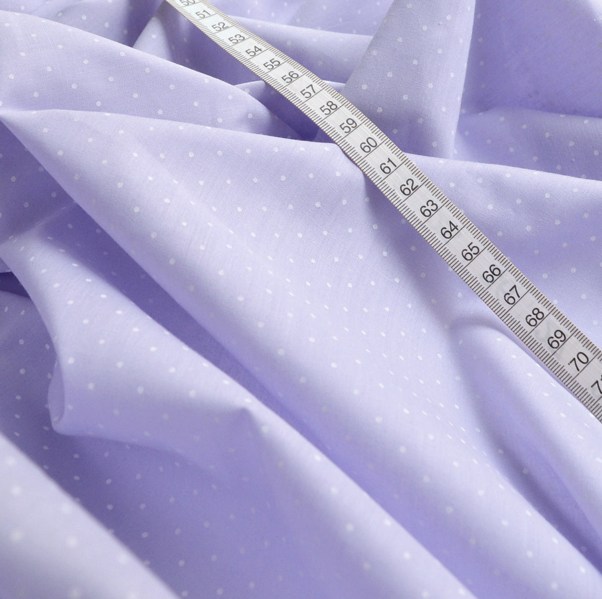 Put The Kettle On Ditto Lilac Lilac Spotty Cotton Dress Craft Fabric S