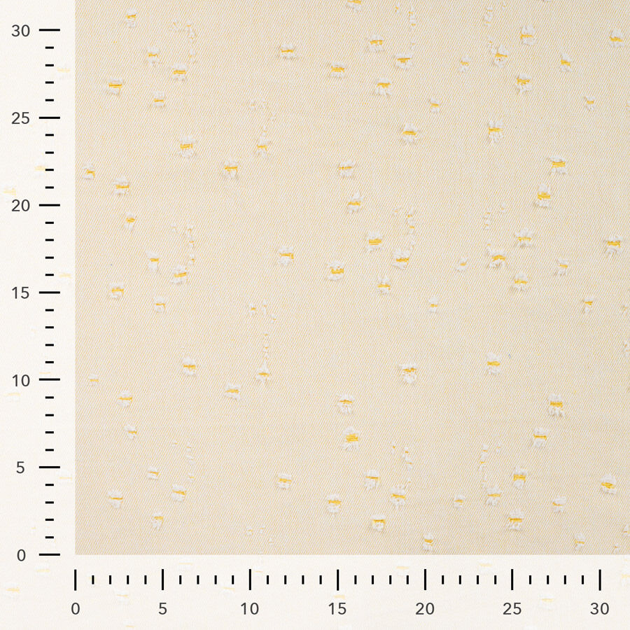 Qjutie 95 Cotton 5 Polyester Burnout Denim Fabric Yellow K48071 820 Ruler