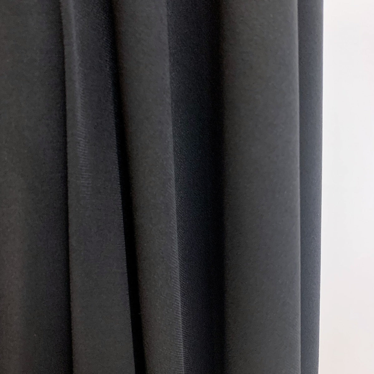 Ritual Black Colour Ity Jersey Fabric John Kaldor Drape