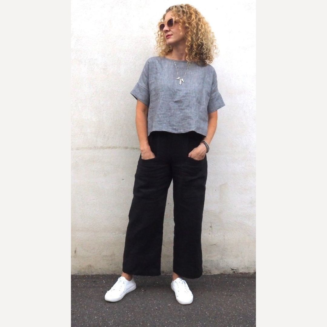 Robbie pants pattern tessuti 1 2