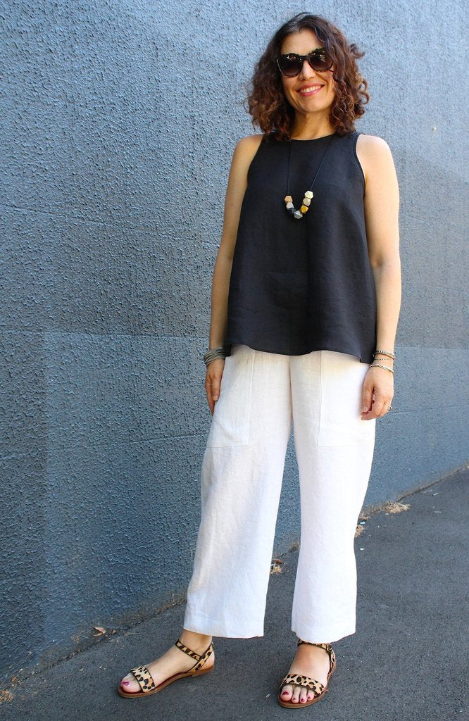 Robbie pants pattern tessuti 4