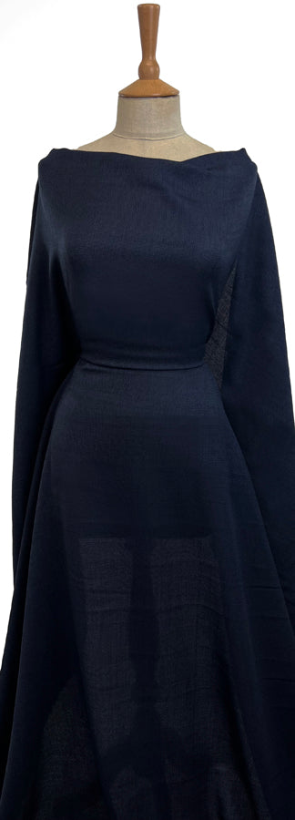 Sackcloth And Ashes Navy Wool Lightweight Suiting Fabric Mannequin