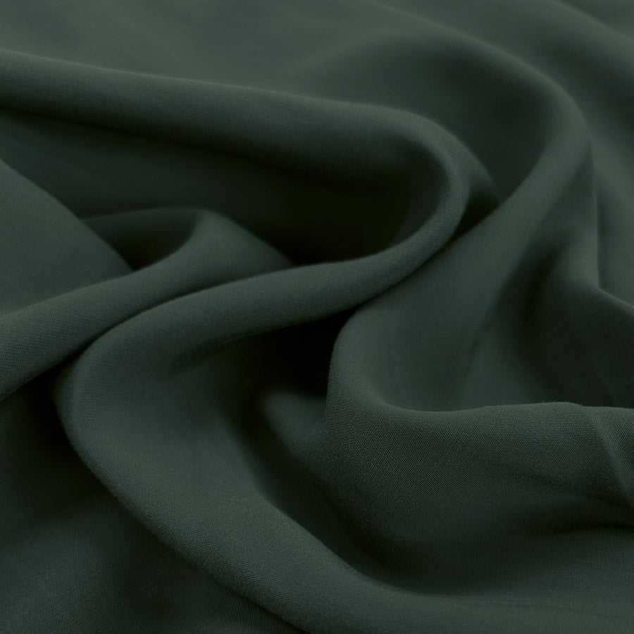 Sandwashed Teal Polyester Viscose Blend Dressmaking Fabric