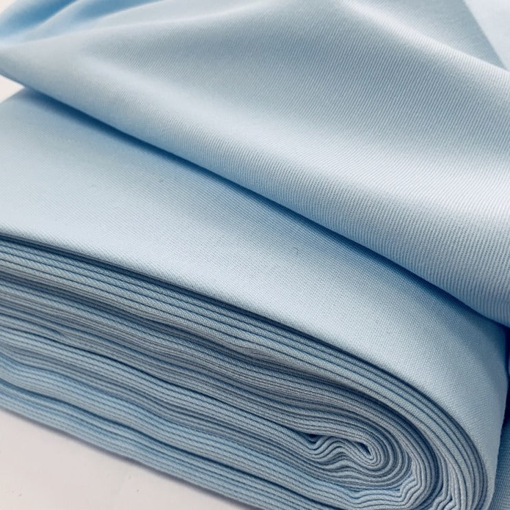 Scrubs Pale Blue Polyester Cotton Twill Workwear Fabric